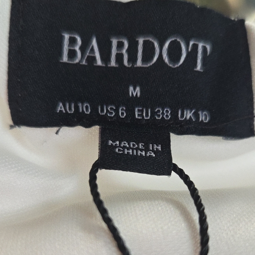 Bardot Bryony White Sleeveless Lace Bodice Midi Dress - Picture 7 of 10